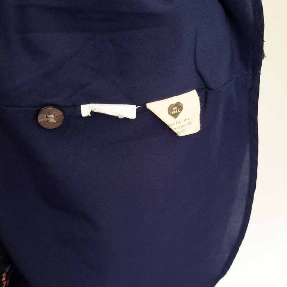 Madewell Smock-Sleeve Button-Front Mini Dress Happy Hibiscus Size 2 Floral $128 - Picture 14 of 16